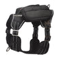 High-Perfomance Tactical Dog Harness With Backpack, No Pull Front Clip & Metal Buckles