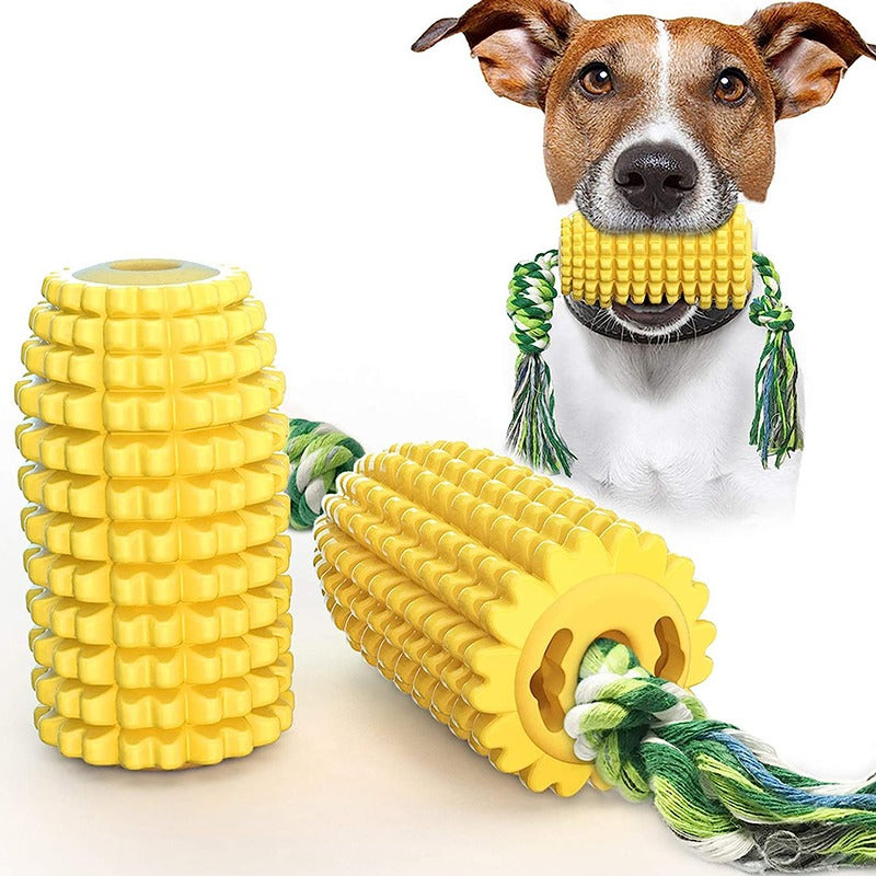 Dog Toys Suitable For Strong Chewing, Durable And Chewy Squeaking Interactive Dog Toys, Small, Medium And Large Dog And Puppy Teeth Chewing Corn Cob Toys
