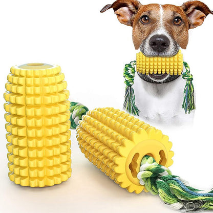 Dog Toys Suitable For Strong Chewing, Durable And Chewy Squeaking Interactive Dog Toys, Small, Medium And Large Dog And Puppy Teeth Chewing Corn Cob Toys