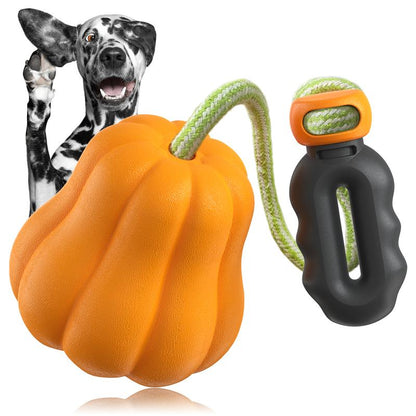 Afficher les détails pour PROKEl Dog Rope Fetch Exercise ToyforMedium Large Aggressive Chewers BreedDogsChew Interactive Toys Training Tug Of WarBallsindoor And Outdoor Halloween Dogtoyorange Plain Indestructible Dogtoy Super PROKEl Dog Rope Fetch Exercis