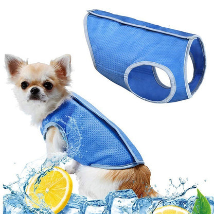 Dog Summer Cooling Vest, Pet Cooling Clothes Dog Cat Cooling Vest, Summer Heat Relief Vest Pet Dog Clothes Summer Clothes For Dogs Dog Cooling Vest