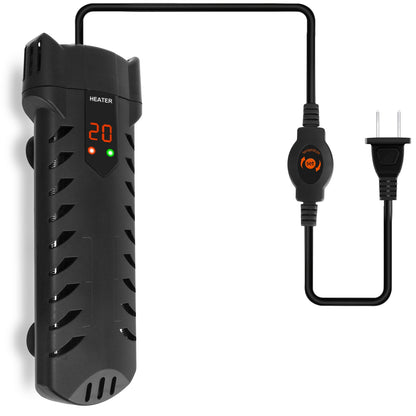 500W Submersible Aquarium Heater Temperature Adjustable External Controller 79Gal Fish Tank Heater Aquarium Thermostat Heater For Freshwater Saltwater