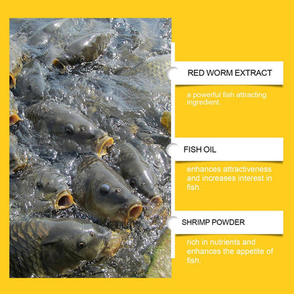 Yegebang Red Worm Bait Fish Feed Nutrition Wild Fishing Attractant