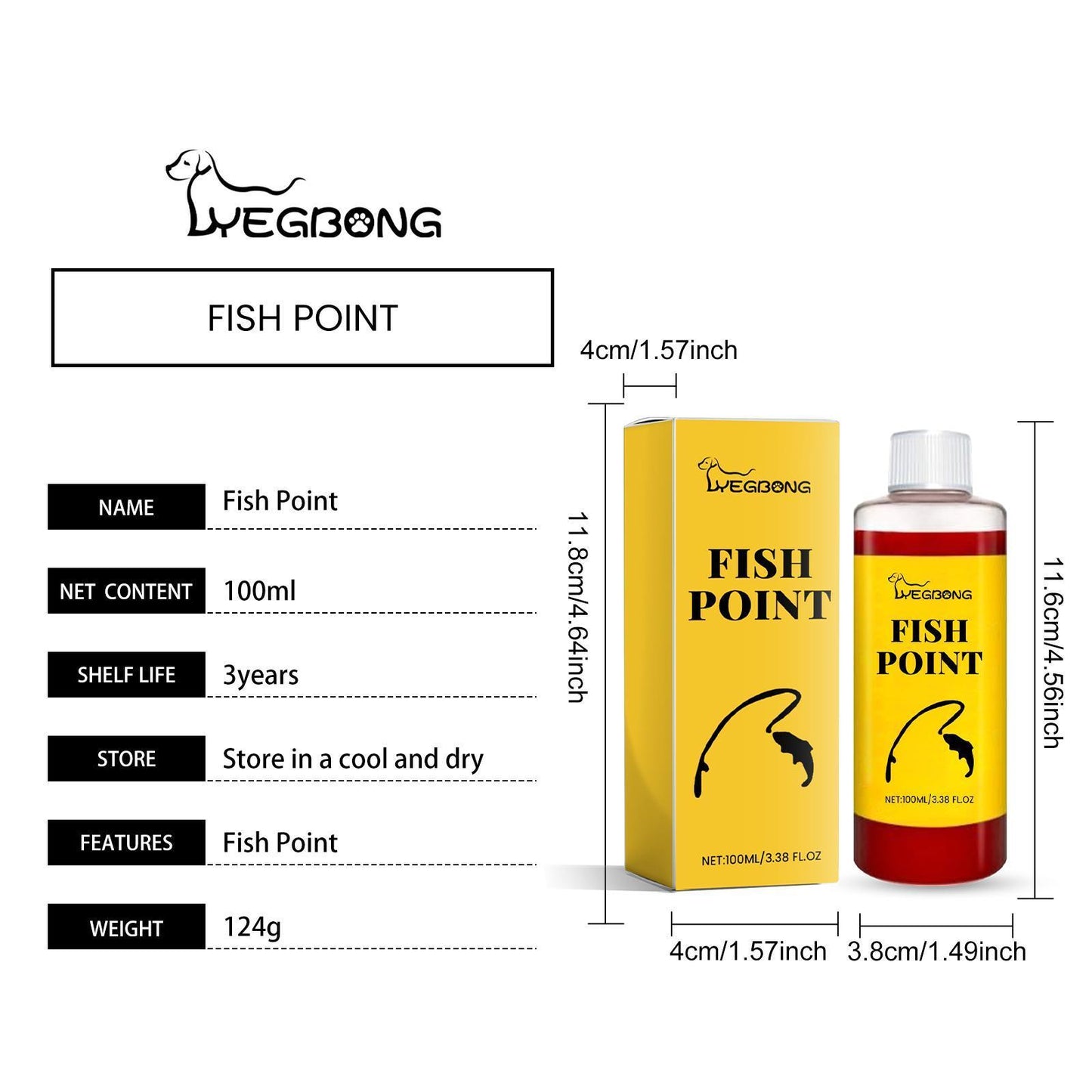 Yegebang Red Worm Bait Fish Feed Nutrition Wild Fishing Attractant