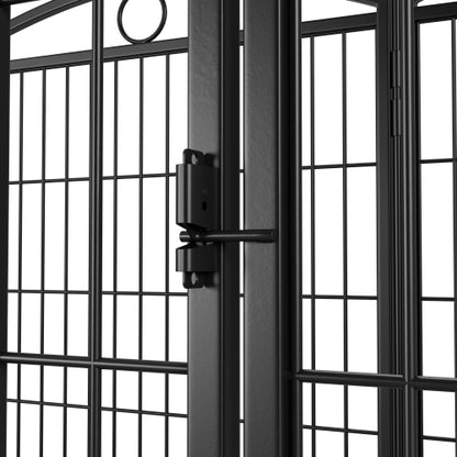 32 Inch 8 Panel Metal Dog Fence Pet Outdoor Playpen