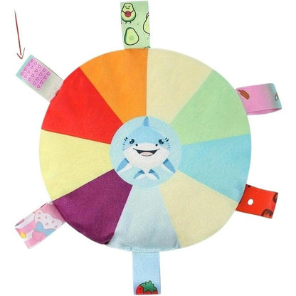 Afficher les détails pour Plush Pet Dog Flying Discs Chew Toys, InteractiveTug Of War Dog Toys With Bells Inside,TurntablePattern Washable Bite-Resistant Pet Toys ForDogs Plush Pet Dog Flying Discs Chew Toys, InteractiveTug Of War Dog Toys With Bells Insi