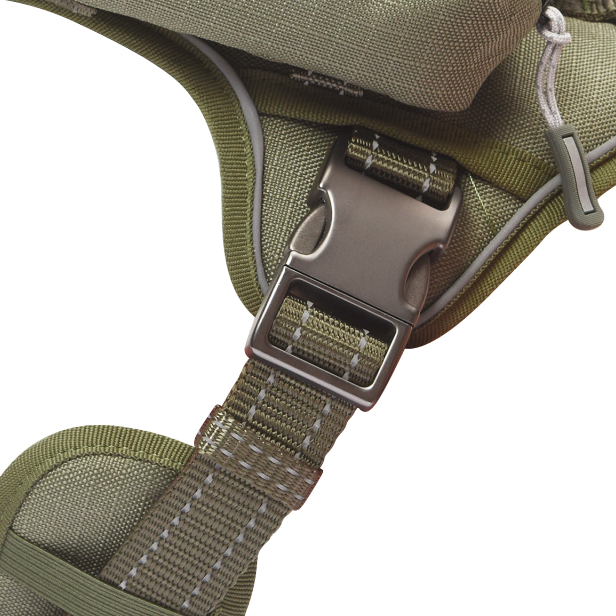 High-Perfomance Tactical Dog Harness With Backpack, No Pull Front Clip & Metal Buckles