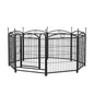 32 Inch 8 Panel Metal Dog Fence Pet Outdoor Playpen