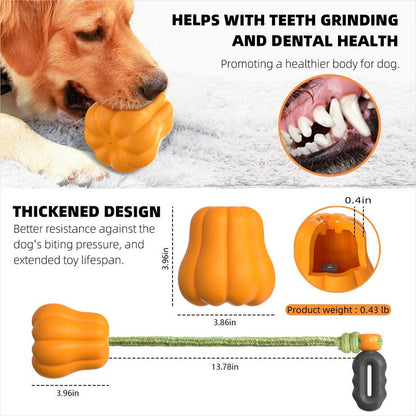 Afficher les détails pour PROKEl Dog Rope Fetch Exercise ToyforMedium Large Aggressive Chewers BreedDogsChew Interactive Toys Training Tug Of WarBallsindoor And Outdoor Halloween Dogtoyorange Plain Indestructible Dogtoy Super PROKEl Dog Rope Fetch Exercis