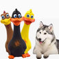  Latex Screaming Chicken Toys Eco Friendly TPR Pet Squeaky Dog Interactive Play Chew Toys