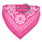 1Pc Adjustable Bandana Leather Pet Collar Triangle Scarf